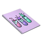 Turbulente Prüfröhren Notizblock (Rechte Seite)