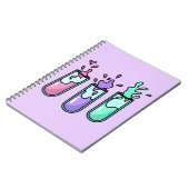 Turbulente Prüfröhren Notizblock (Linke Seite)