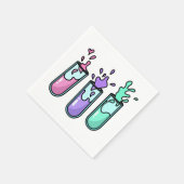 Turbulente Prüfröhren Serviette (Ecke)