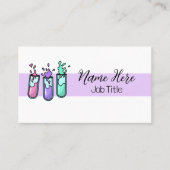 Turbulente Prüfröhren Visitenkarte (Vorderseite)