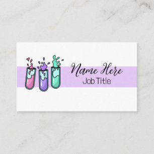 Turbulente Prüfröhren Visitenkarte