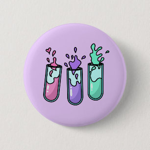 Turbulente Reagenzgläser Button
