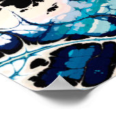 Turbulente See Poster (Ecke)