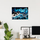 Turbulente See Poster (Heimbüro)