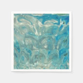 Turbulente See Serviette (Vorderseite)