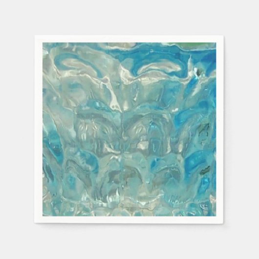 Turbulente See Serviette (Vorderseite)