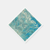 Turbulente See Serviette (Ecke)