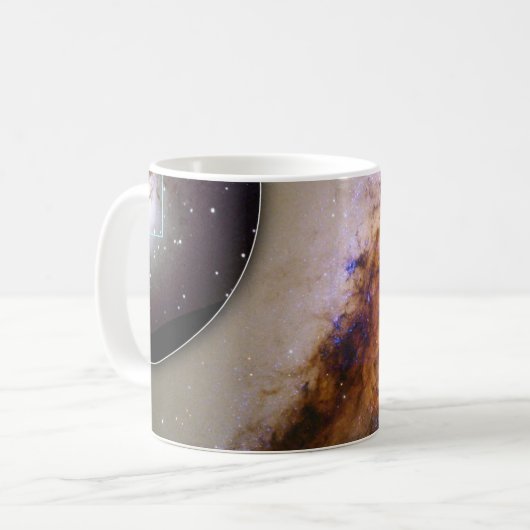 Turbulenter Kessel von Starbirth in Galaxy Kaffeetasse (Vorderseite Links)