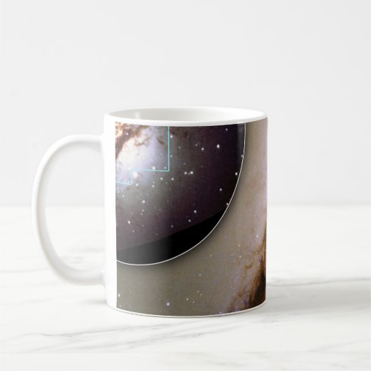 Turbulenter Kessel von Starbirth in Galaxy Kaffeetasse (Links)