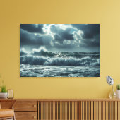 Turbulenter Ozeansturm - Cinematic 4K Seascape Leinwanddruck (Insitu (Wohnzimmer))