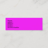 Turbulenz - dünne Karte (Rückseite)