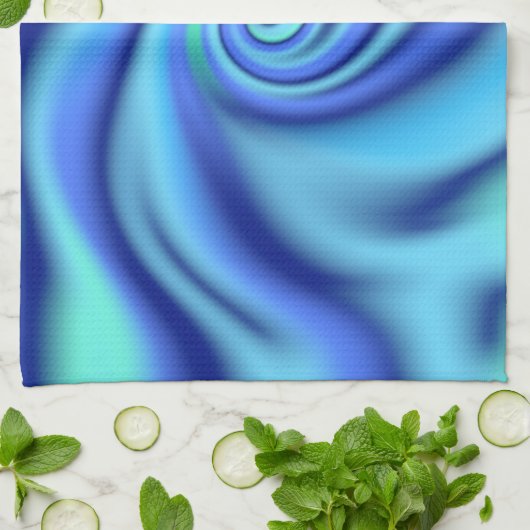 Turbulenz Geschirrtuch (Gefaltet)