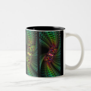 Turbulenz-Tasse Zweifarbige Tasse