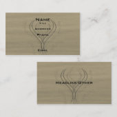 Turbulenz Visitenkarte (Vorne/Hinten)