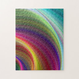 Turbulenz von Farben Puzzle