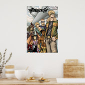 Turbulenzdeckung Poster (Küche)