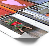 TürCollage 36 x 24 Poster (Ecke)