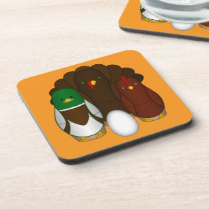 Turducken Getränkeuntersetzer