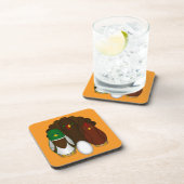 Turducken Getränkeuntersetzer (Rechte Seite)