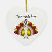 Turducken Keramik Ornament (Vorne)