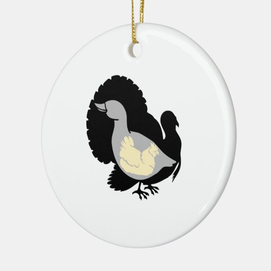 Turducken Keramikornament (Links)