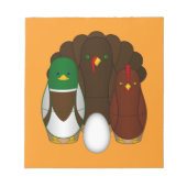 Turducken Notizblock (Vorderseite)