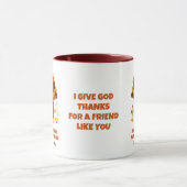 TURDUCKEN OBSESSED Fun Thanksgiving FRIENDSGIVING Tasse (Zentrum)
