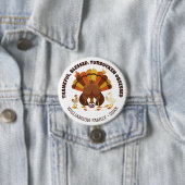 TURDUCKEN OBSESSED Funny Thanksgiving Button (Beispiel)