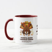 TURDUCKEN OBSESSED Funny Thanksgiving Tasse (Links)