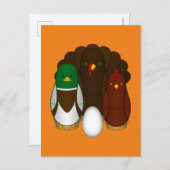 Turducken Postkarte (Vorne/Hinten)