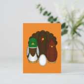 Turducken Postkarte (Stehend Vorderseite)
