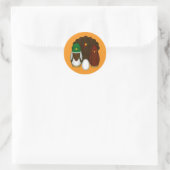 Turducken Runder Aufkleber (Tasche)