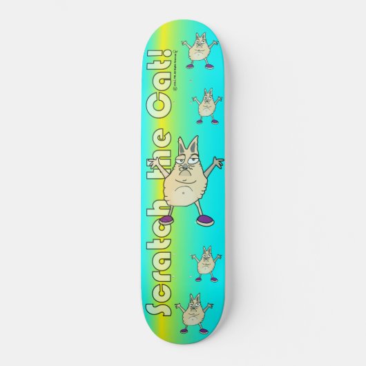 Turdy Boy - Scratch the Cat (V1) - Skateboard (Vorderseite)