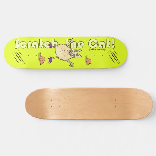Turdy Boy - Scratch the Cat (V2) - Skateboard (Horizontal)