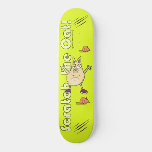 Turdy Boy - Scratch the Cat (V2) - Skateboard (Vorderseite)