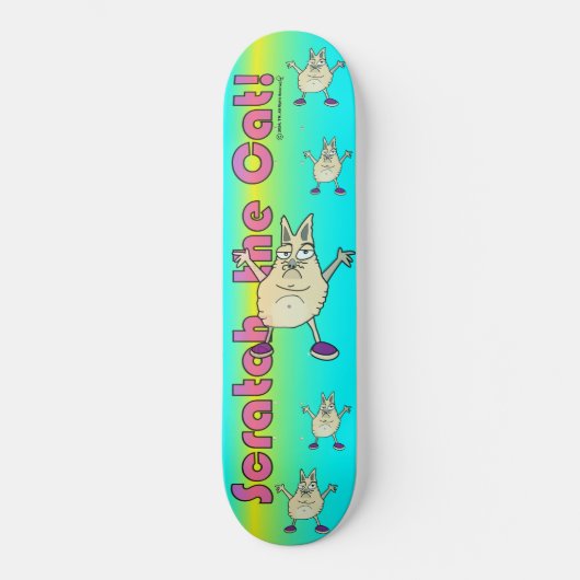 Turdy Boy - Scratch the Cat (V3) - Skateboard (Vorderseite)