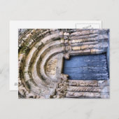 Türe einer Kirche (Bravaes) aus dem 11. Jahrhunder Postkarte (Vorne/Hinten)