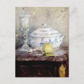 Tureen mit Apfel Berthe Morisot Postkarte (Vorderseite)
