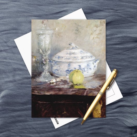 Tureen mit Apfel Berthe Morisot Postkarte