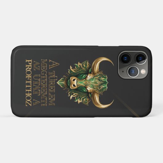 Türelem | Motiváció | Bull Market Case-Mate iPhone Hülle (Rückseite (Horizontal))