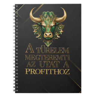 Türelem | Motiváció | Bull Market Notizblock