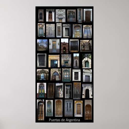 Türen Argentiniens Poster (Vorne)