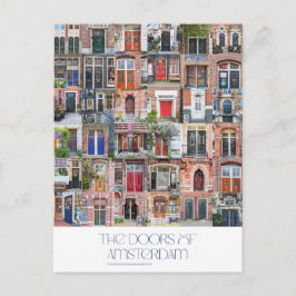 Türen der Amsterdamer Postkarte