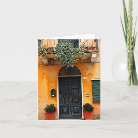 Türen der Cinque Terre Anmerkungs-Karte Karte (Vorderseite)