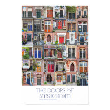 Türen des Amsterdamer Poster