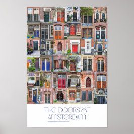 Türen des Amsterdamer Poster