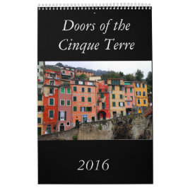 Türen des Cinque Terre 2016 Kalenders Kalender