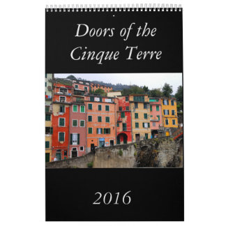 Türen des Cinque Terre 2016 Kalenders Kalender