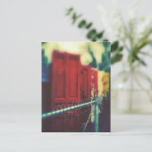 Türen des Datenschutzzauns Postkarte (Stehend Vorderseite)