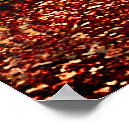 Türen des Herbstes Poster (Ecke)